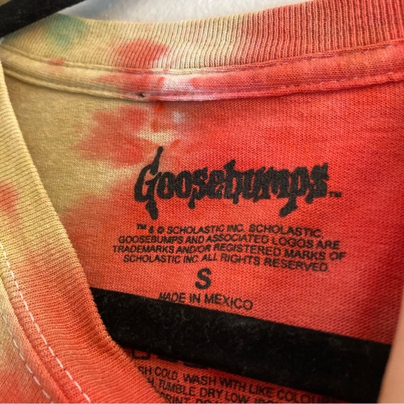 Goosebumps Night of the Living Dummy Retro Y2K Slappy Tie Dye Tee Book Fair - Picture 3 of 11